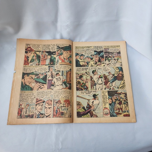 Sports Action Comic Book September No. #14 Atlas Comic Gold Age Classic Rare BnB - Picture 7 of 9